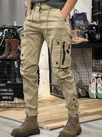 2025 Metropolitan Workwear Pantaloni da uomo con tassello rinforzato Cargos Multi-Tool Loops Conico Caviglia City Explorer Pantaloni M-4XL