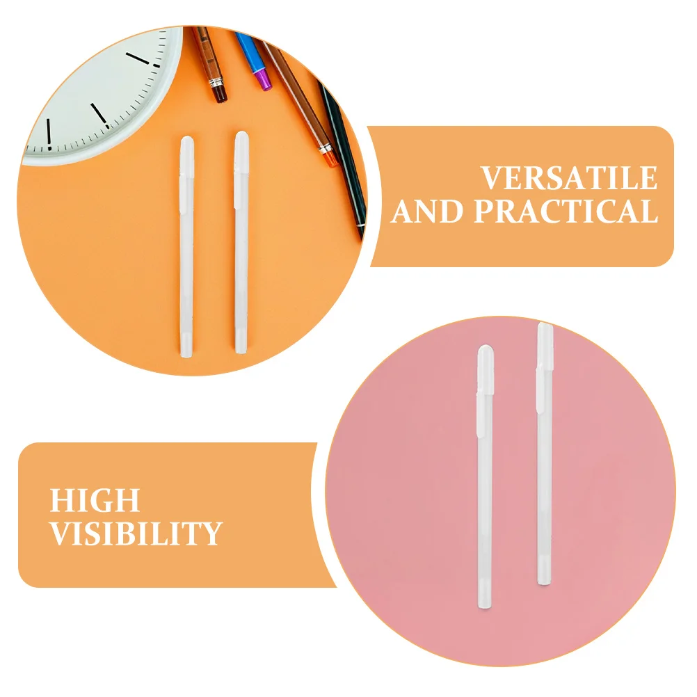 15Pcs White Highlight Pens for Black Paper Art Drawing Fine Tip Markers Smooth Ink Flow Coloring Pens Set Nail Art Marker