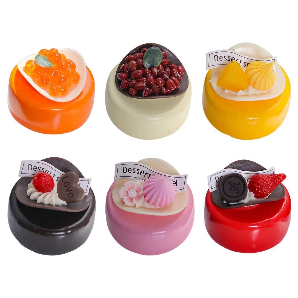 Simulation Cake Shop Accessory Dessert Artificial Decor Realistic Food Props Photo