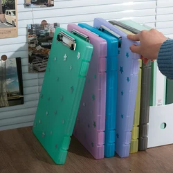 A4 Writing Pad Drawing Board Clip Student Test Paper Clip Two-In-One Thickened Large Capacity A4 Folder Contract Clip Office S
