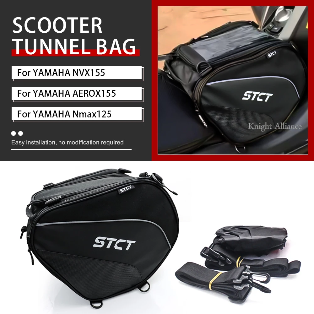 

For YAMAHA NVX155 AEROX155 nmax125 Scooter Tunnel Bag Waterproof Fuel Tank Bag Motorcycle Tank Bags