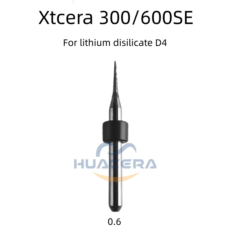 Xtcera 300/600SE Milling Bur Lithium Disilicate CADCAM Dental Lab Glass Ceramic Milling Cutter Wet Milling Machine Grinding Tool