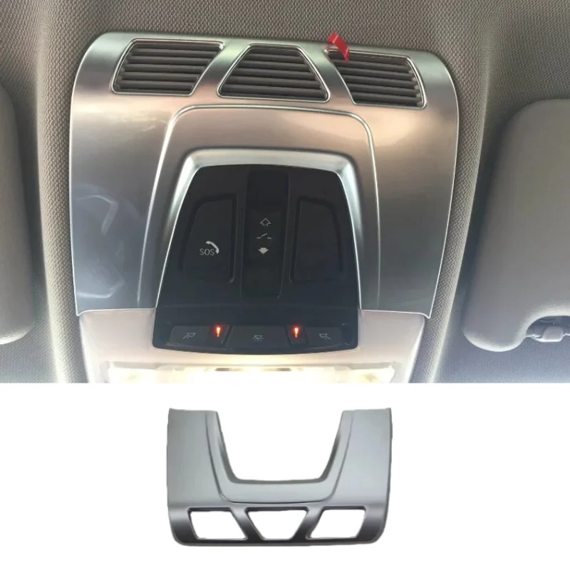 

ABS Car Interior Front Reading Light Roof Lamp Panel Cover Trim for BMW 1 2 3 4 Series X1 X2 X5 X6 F20 F22 F45 F30 F31 F48 F15