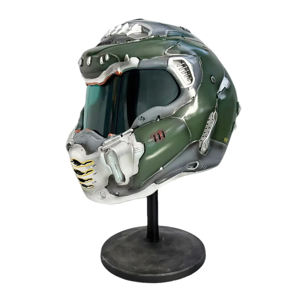 

Movie Peripherals Doom Eternals Helmet TK074 Mask PVC Halloween Party Cosplay Props 24cm