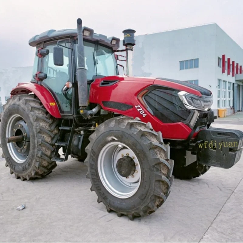 Durable: 260hp 4x4 Cabin wheel farm equipment tractors diyuan traktor diesel tractor