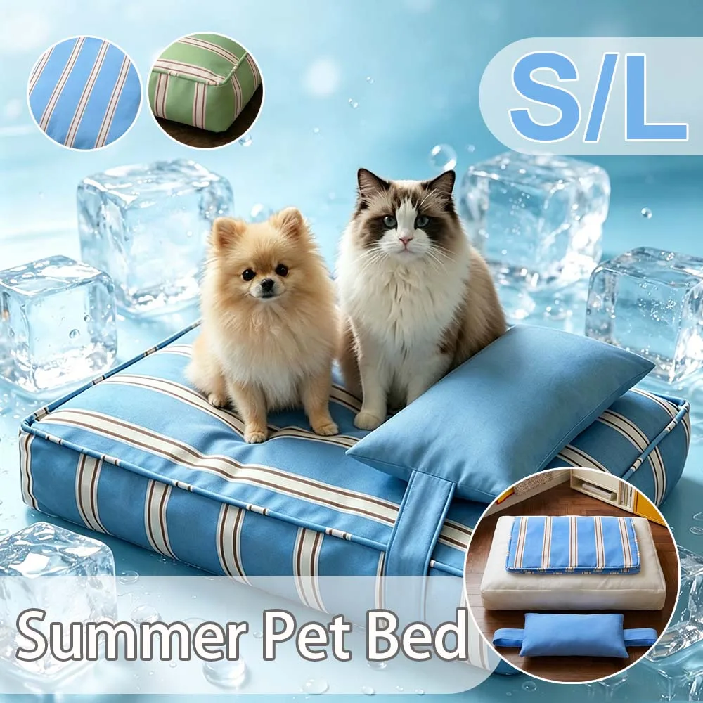 

Removable Pet Sofa Bed Cooling Mat Non-Slip Puppy Cushion Removable Cover Breathable House for Bichon Frise Teddy Cats Supplies