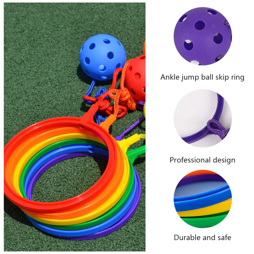 튀는 공 장난감, 스포츠 스윙, 점프 링 장난감, 발목, 어린이, 소녀, 피트니스, 점프 게임, 3 개