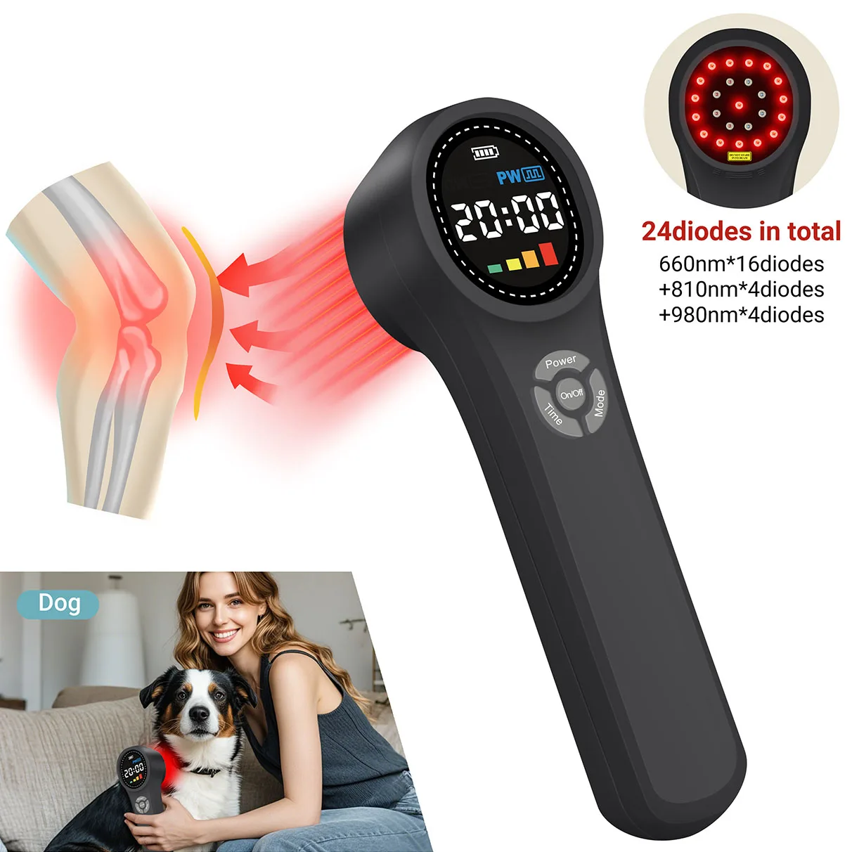 

Cold Laser IV Therapy for Human And Pets Wound Healing Physical Phototherapy Light Laser Treatment For Pain And Inflammation