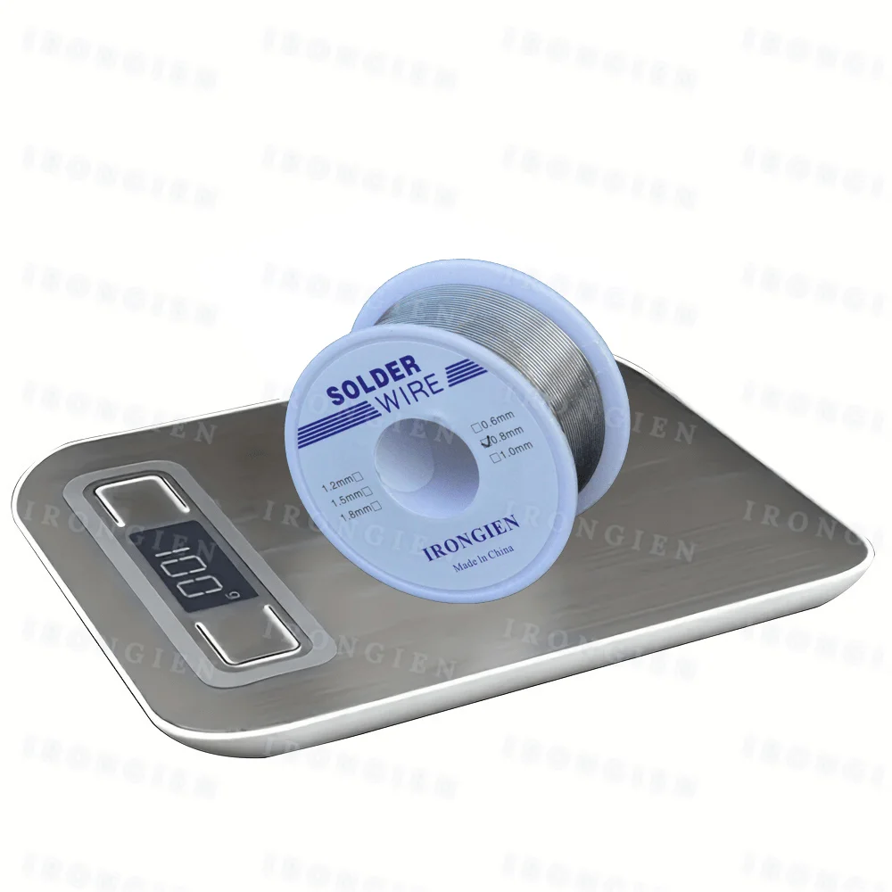 10 جرام 100 جرام سلك لحام مختلط القصدير الصنوبري الأساسية تدفق 2.0% ضياء 0.8/1/1.2/1.8 مللي متر سلك لحام غير نظيف لحام كهربائي