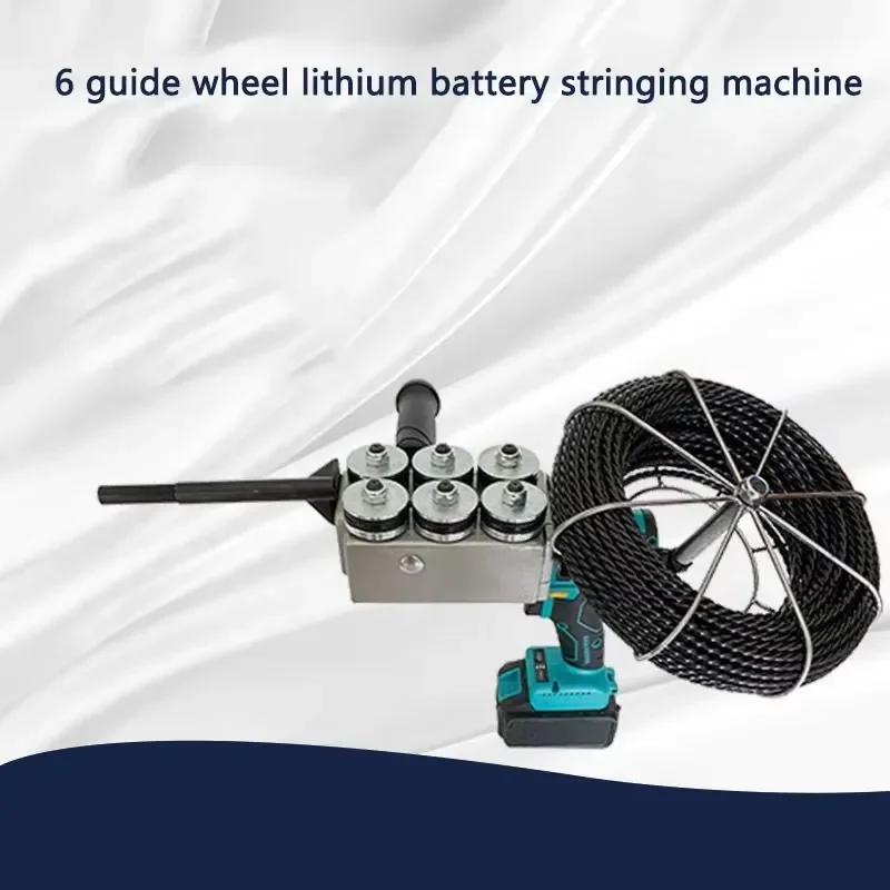 Fully Automatic Electric Power Pipe Threader Rechargeable Threading Machine for Electrician