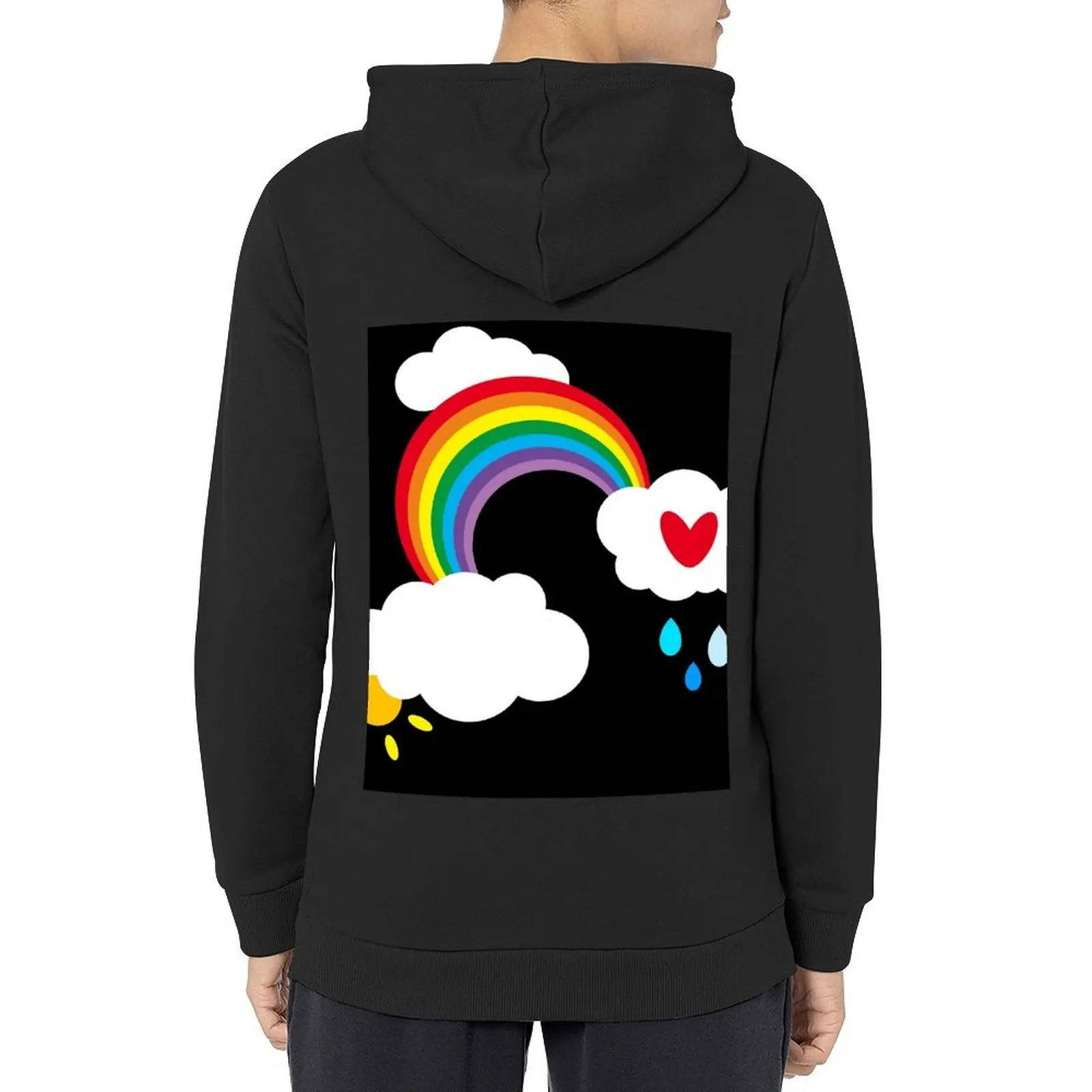 

Rainbow Weather Pattern 14 Hoodie autumn jacket men mens clothes mens designer clothes men's winter sweater hoodie for men