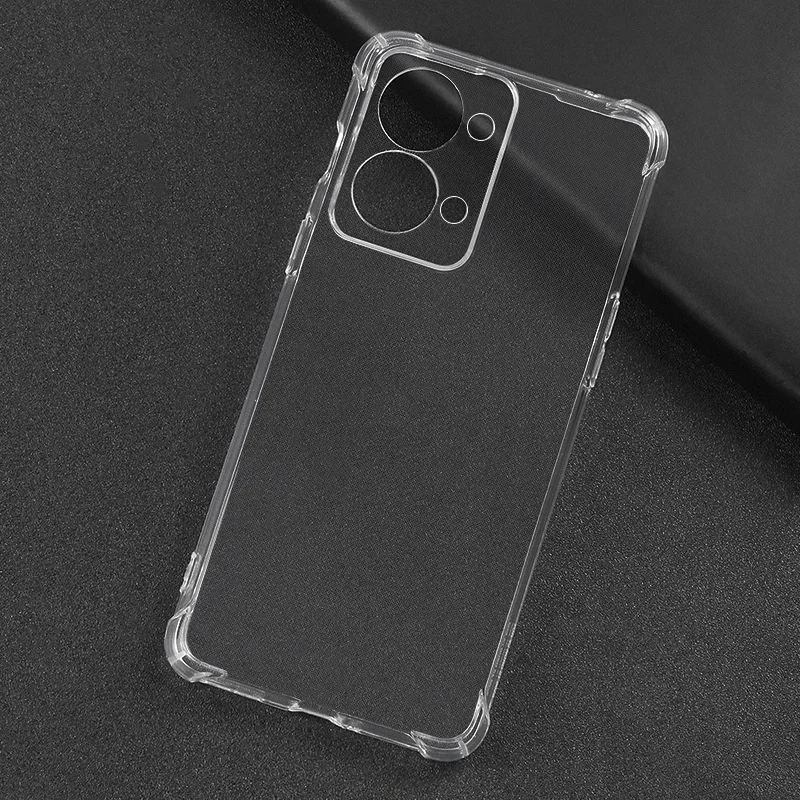 Oneplus Nord 2T 5G Shockproof Airbag Case on For Oneplus Nord2T CPH2399 CPH2401 Clear TPU Back Cover for One Plus Nord 2T 5G