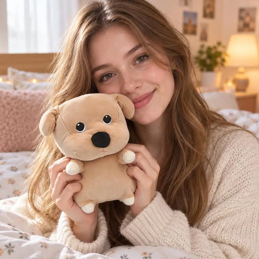 Sad Puppy Plush Toy Cute Dog Stuffed Animal Soft Comfort Pillow Decompress Doll Girlfriend Birthday Holiday Gift