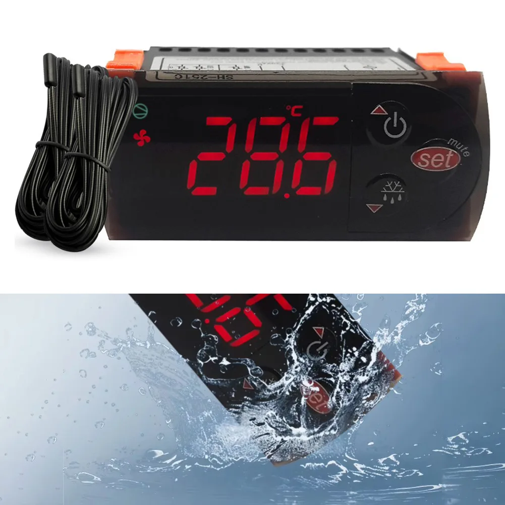 

1 шт. 251C цифровой сенсорный термостат-переключатель-50 ~ 90 ℃ Для холодильника и витрины Охлаждение/Отопление Для охлаждения холодильного оборудования