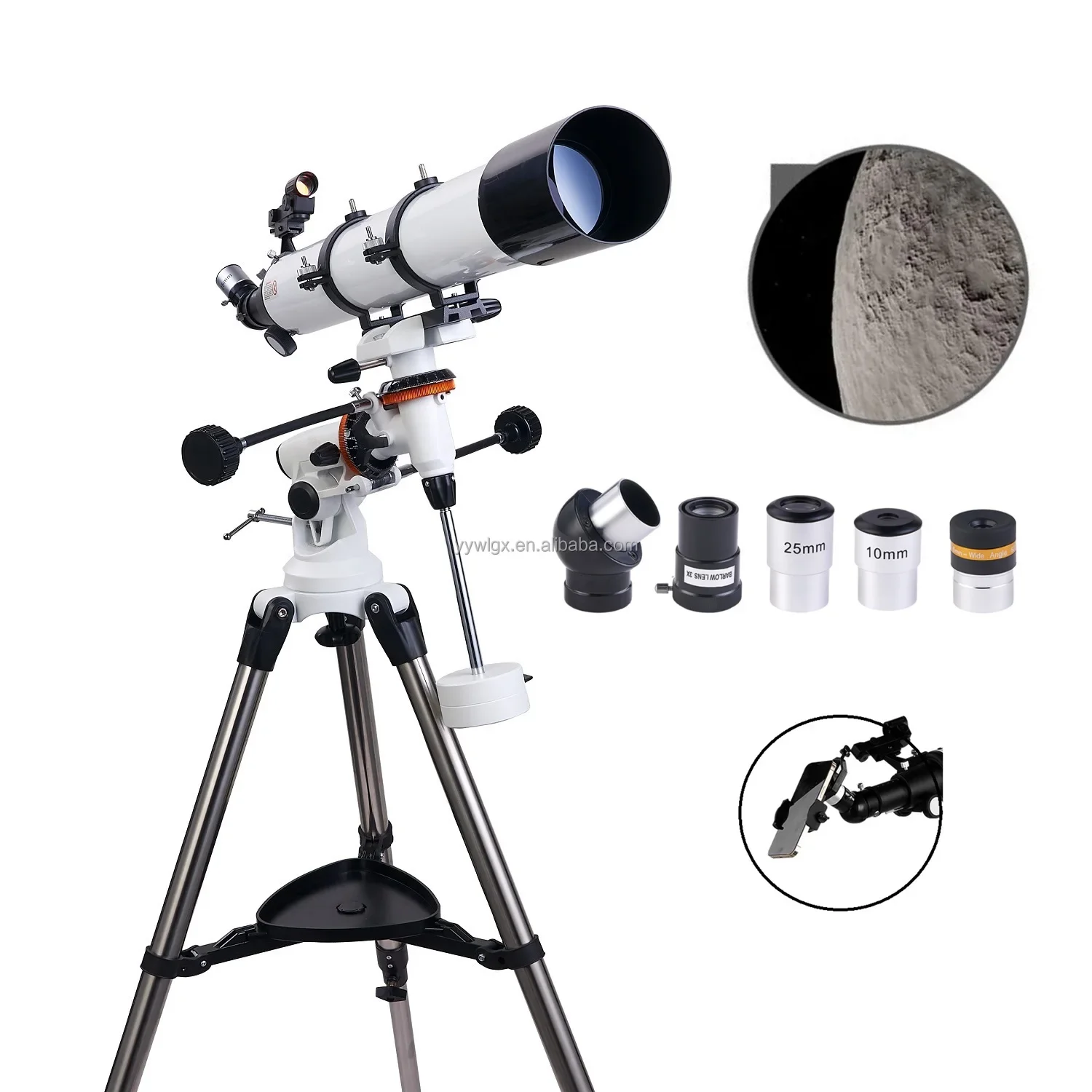 F90080M Factory Supply telescope astronomical 80900 for wholesales Monocular Binoculars Landscape Lens Entry Outdoors Profession