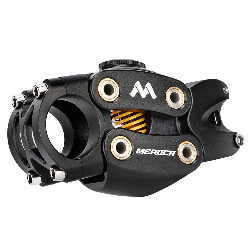 

Aluminum Alloy Mountain Bike Stem Shock Absorption Bike Stem Handlebar Extender 90mm for Most Bicycle/Road Bike/MTB/BMX Cycling