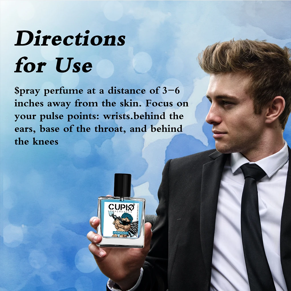 50ml Original Perfumes Cupid Charm Toilette For Men Women Cupid Hypnosis Cologne Fragrances For Men and Women