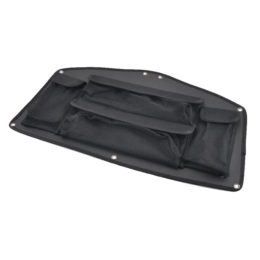 Motorcycle Accessory Trunk Lid Organizer Bag Polyester Materials Black  4 Pockets Fits For Honda Glod Wing GL1800 2001-2017