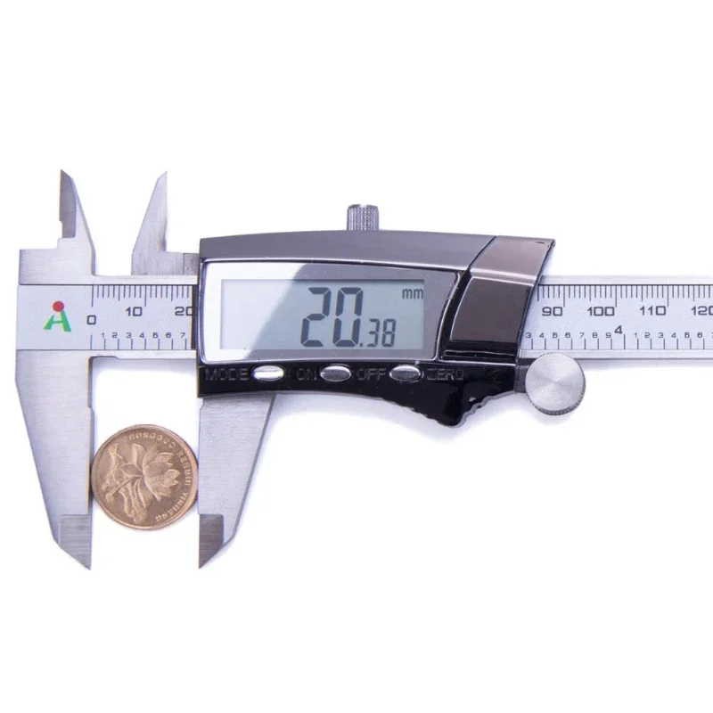 Digital Vernier Caliper 6 Inch with Larger LCD Display, Inch/Fractions/Millimeter Conversion