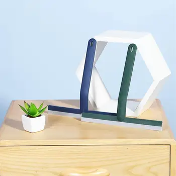Limpiador de escobilla de ducha, hoja de silicona duradera para eliminación de agua en vidrio para puertas de ducha, baños, herramienta de limpieza de ventanas, 1 ud.