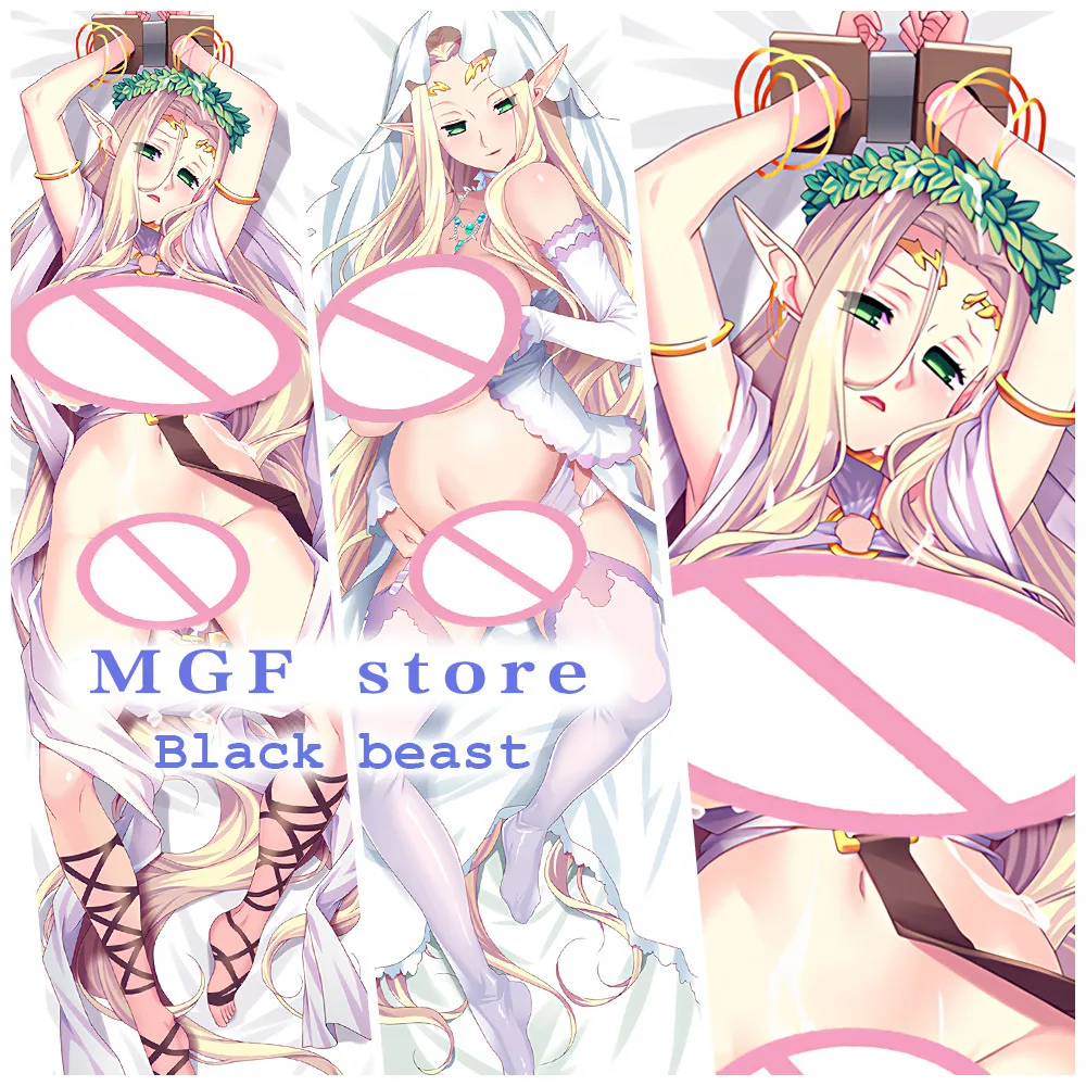 

Black Beast Anime Dakimakura Game Pillow Double-Sided Printed Sexy Bed Cushion Cover Soft Hing Body Pillowcase Otaku