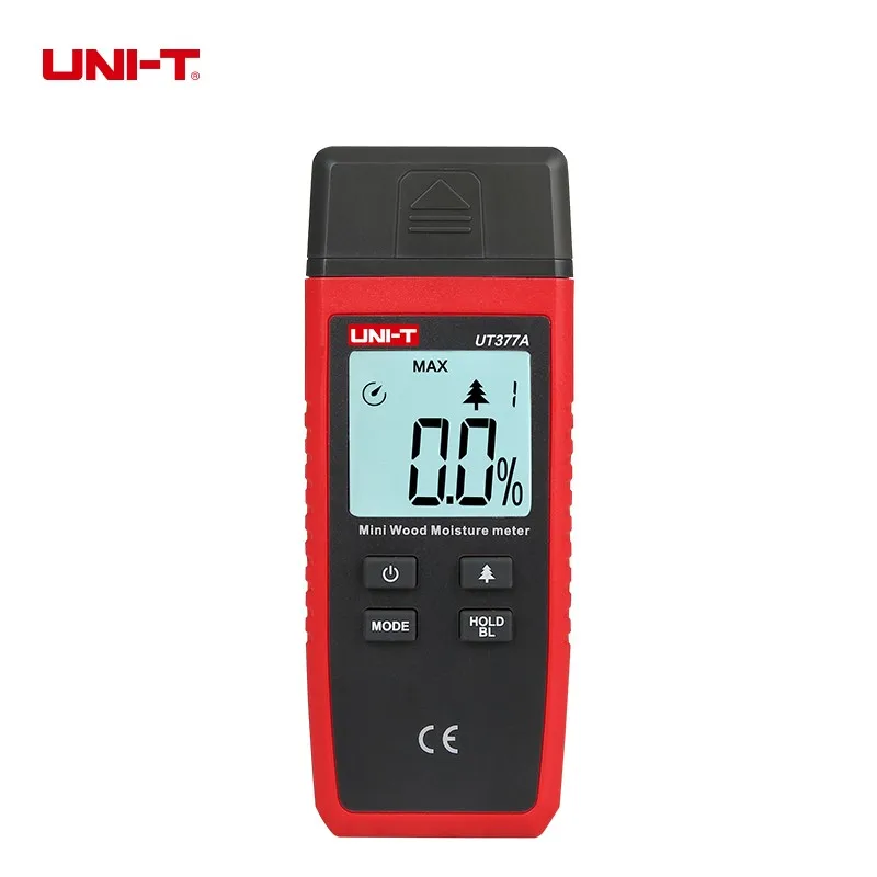 UNI-T UT377A Wood Moisture Meter Digital Hygrometer Humidity Tester For Wood Data Hold