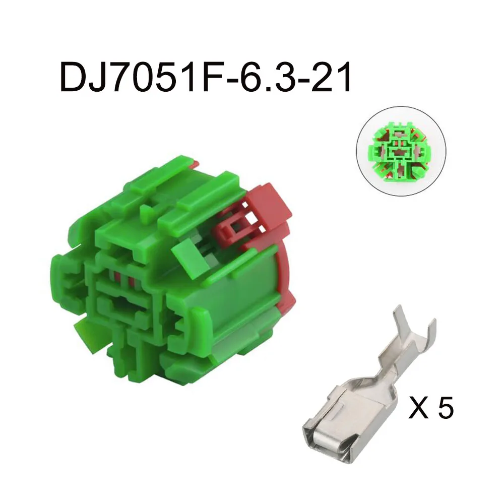 conector impermeavel automatico tomada do rele automotivo inclui o selo terminal pin dj7051f6321 100set 01