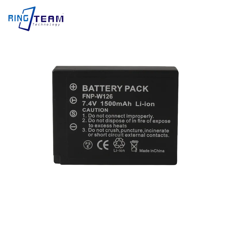 1500mAh NP-W126 NP-W126 Camera Batterij voor Fuji XT1 XE2 XA1 XM1 XE1 XPro1 HS50 HS35