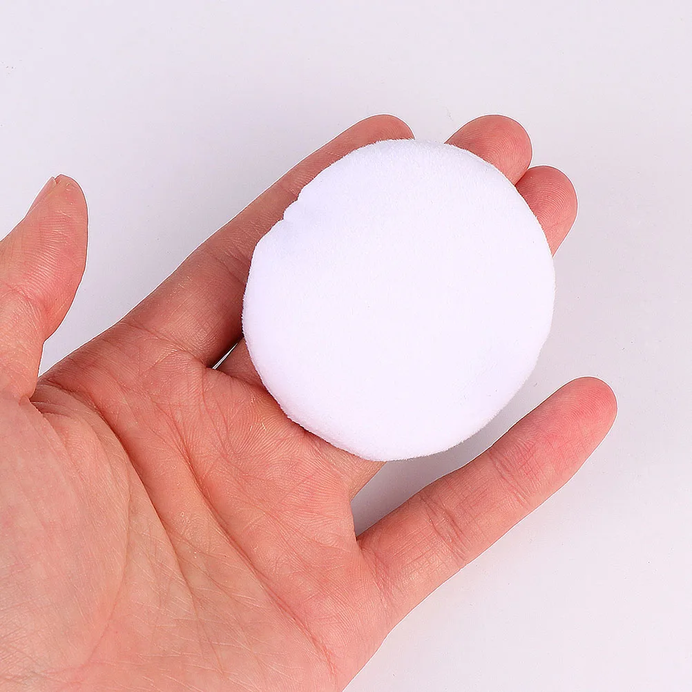 

2 Sets Loose Powder Box Durable Material Compact Size No Leakage Built In Mirror Makeup Powder Container Plastic Case