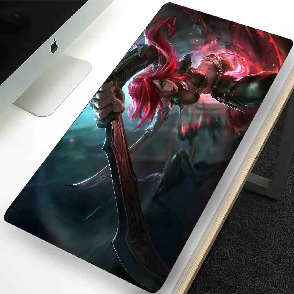 League of Legends Katarina Large Gaming Mouse Pad Computer Mousepad PC Gamer Laptop Mouse Mat XXL Office Keyboard Mat Desk Pad