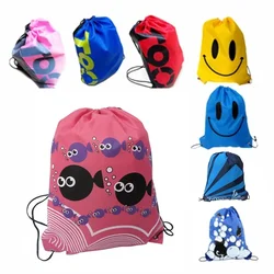 Mochilas impermeables de doble capa con cordón para exteriores, bolsa de viaje plegable portátil para gimnasio, natación, deportes, playa, almacenamiento, 12 colores