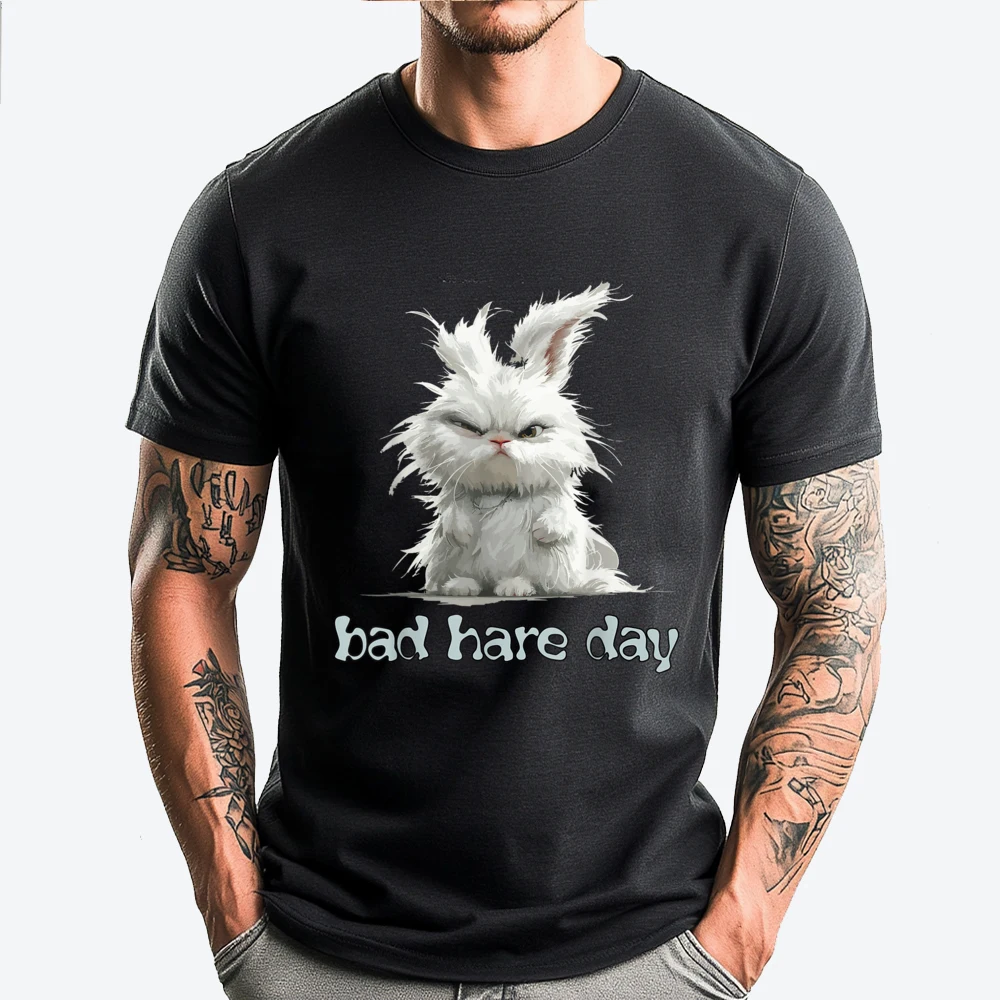 

Bad Rabbit Day Funny Word Game Rabbit Fun Tee Shirt Items Lowest Prices Mens T Shirt Big Size Alphabet
