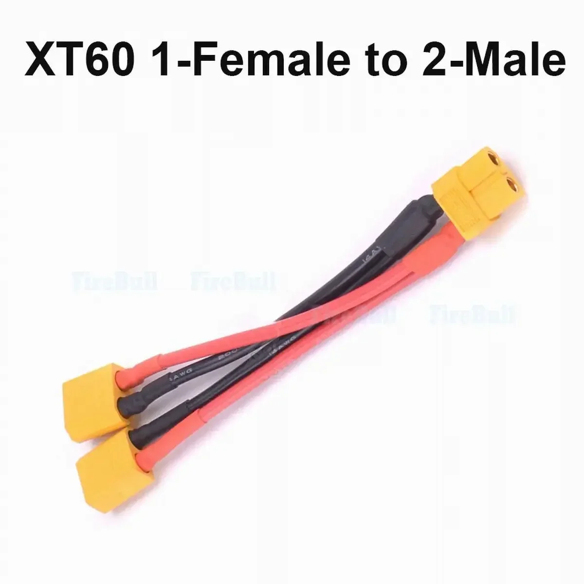 XT60 Parallelle Batterij Connector Mannelijke/Vrouwelijke Kabel Dual Extension Y Splitter 14AWG Draad voor RC Batterij Motor Drone UAV