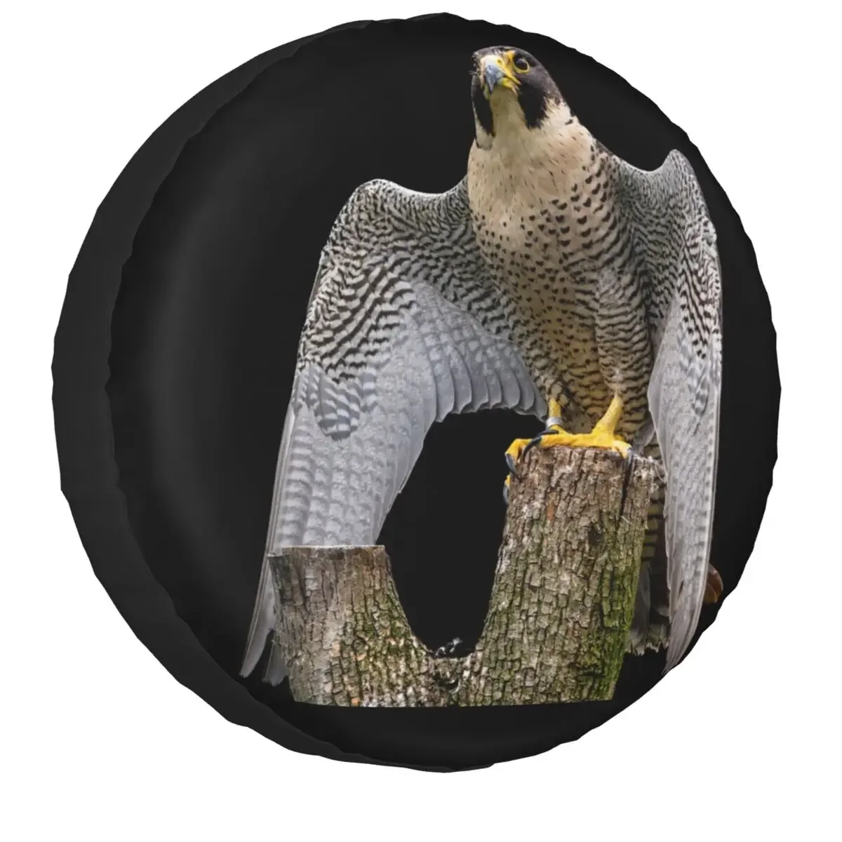 Peregrine Falcon Bird Animal Spare Wheel Cover for Jeep Honda 4WD RV Custom Tire Protector 14