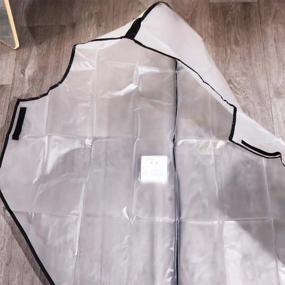 With Zipper Golf Bag Cover Large Capacity Waterproof Golf Bag Rain Coat Dustproof PVC Clear Golf Bags Shield Outdoor Sports