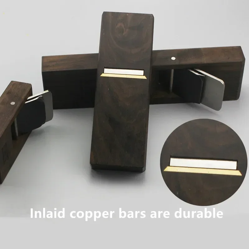 أداة نجارة ذات طائرة مربعة خشبية، أداة نجارة لسطح المكتب من خشب الأبنوس، مسوي ياباني على الطراز الياباني الأوروبي