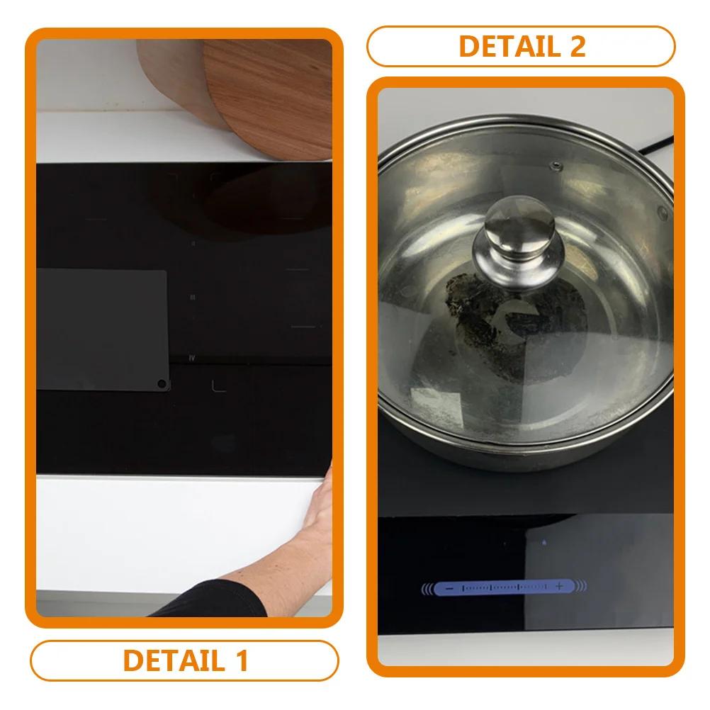 

2Pcs Heat Insulated Silicone Mat for Countertop Microwave Oven Spill Protection Non-Slip Wear-Resistant Reusable Kitchen Gadget