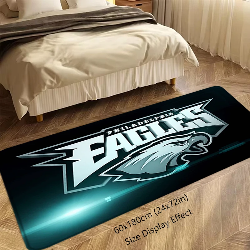 

Interior Floor Mat Baseball Doormat Philadelphia Eagles Fluffy Foot Rug for Entryway Kitchen Carpet Bed Bedside Mats Home Decor
