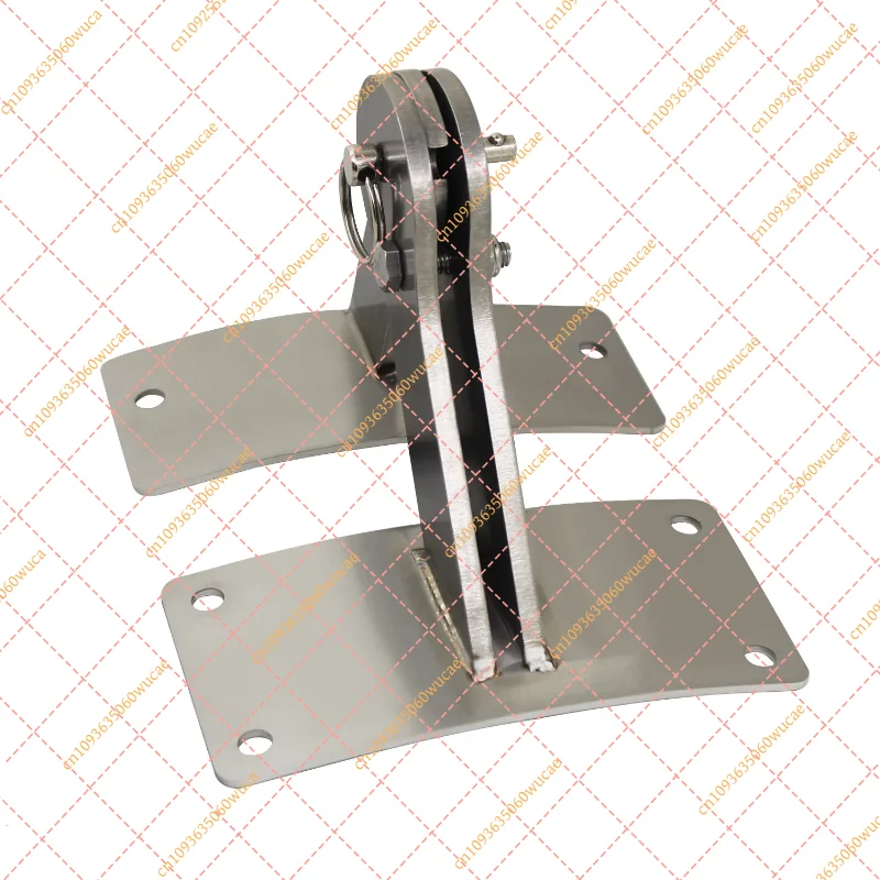304 Stainless Steel BBQ Grill Cover Folding Hinges for Smoker Kettle Outdoor Grill