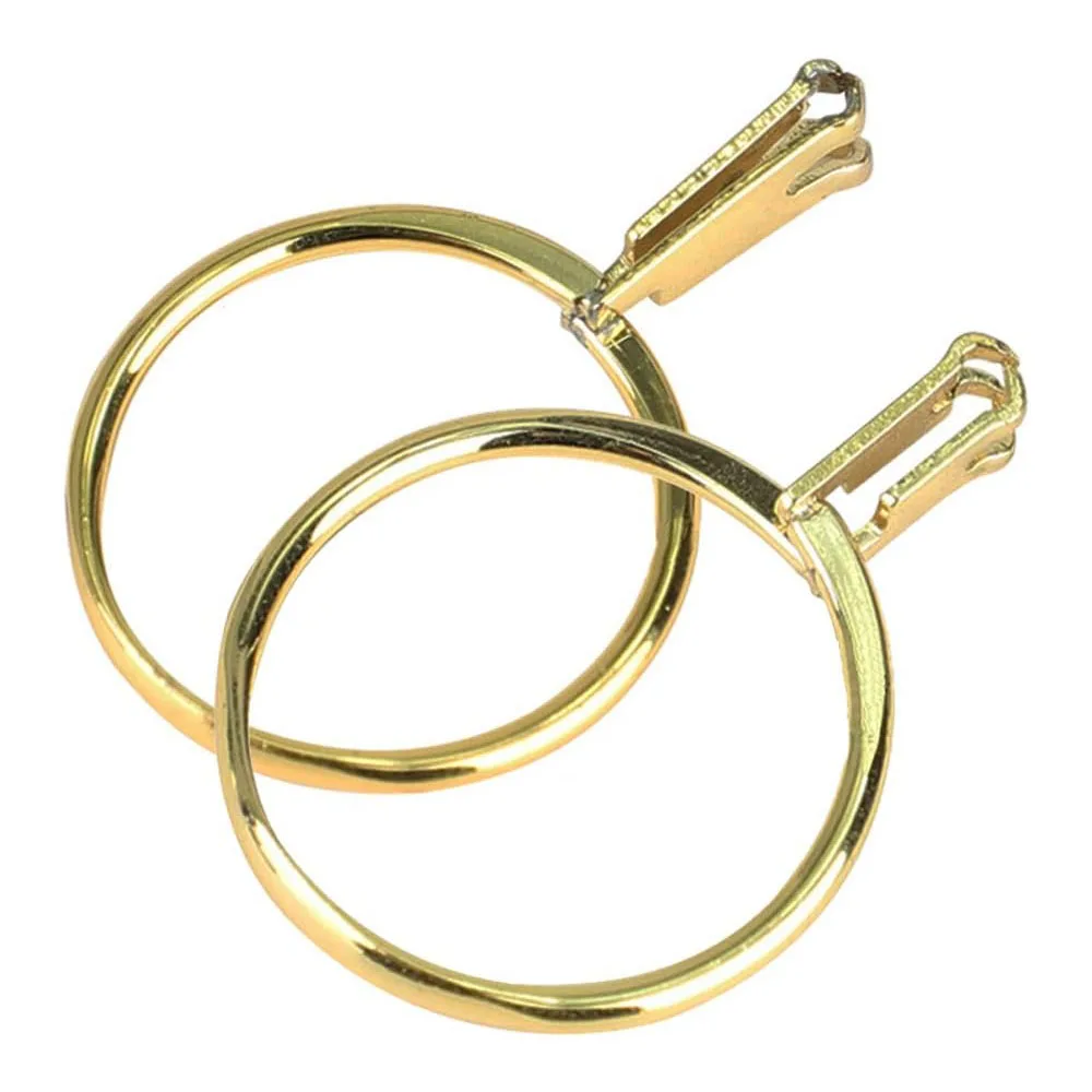 

2 Pieces Wedding Ring Try-on Tool Jewllers Display Ring Craft Tool Jewllers Gemstone or Diamond Spring Prong Claw Holder (2 Size