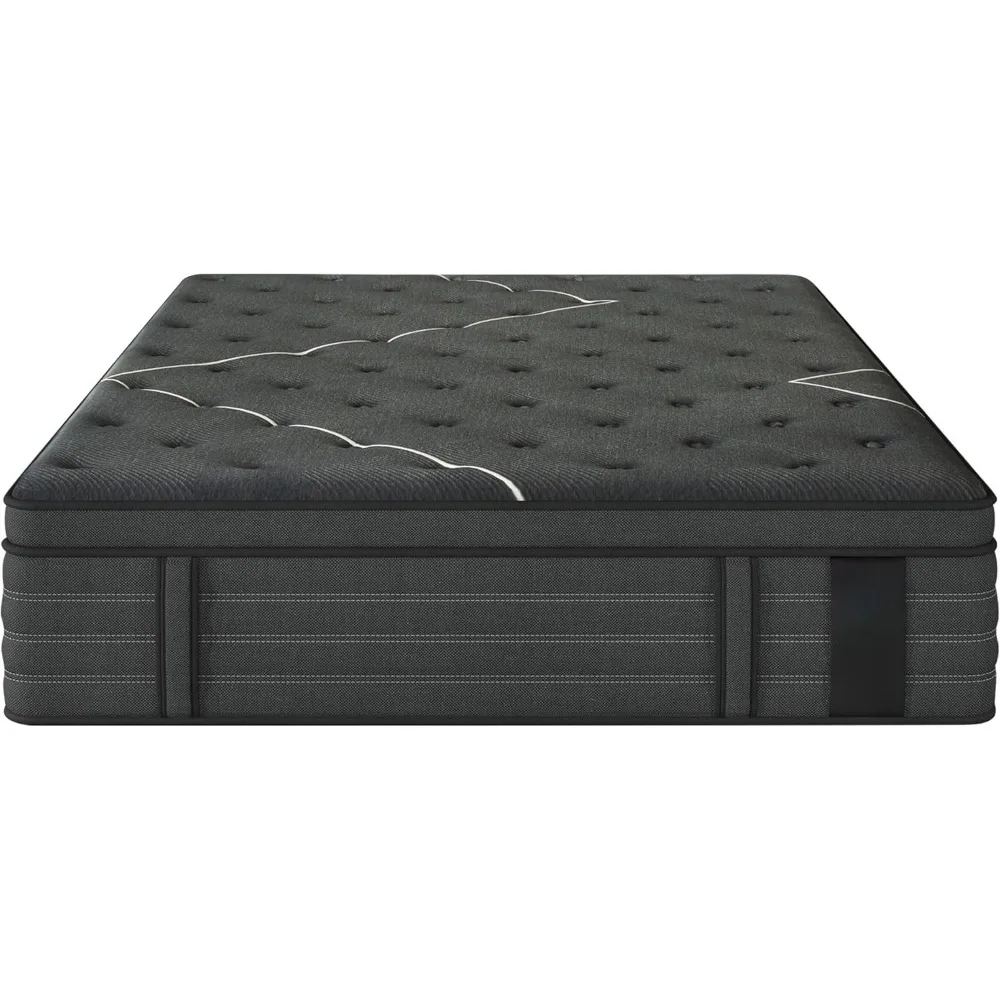 

Extra Firm Mattress, 14 Inch Mattress,Luxurious Memroy Foam Hybrid Extra Lumbar Support, Back Pain Relief&Cool Sleep