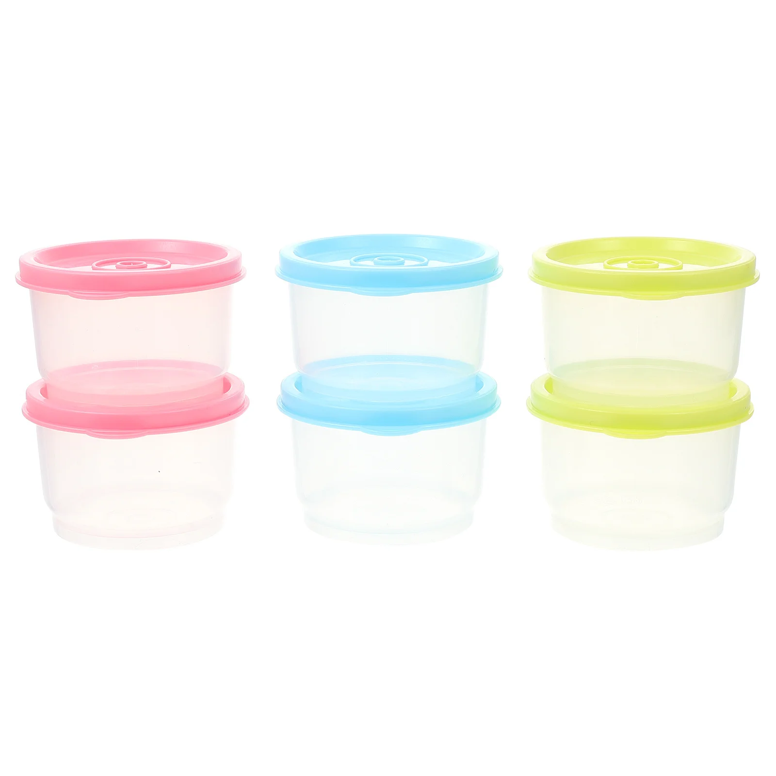 

6Pcs Infant Food Box Small Plastic Container Outdoor Storage Case Durable for Long-Lasting Use Mini Storage Box