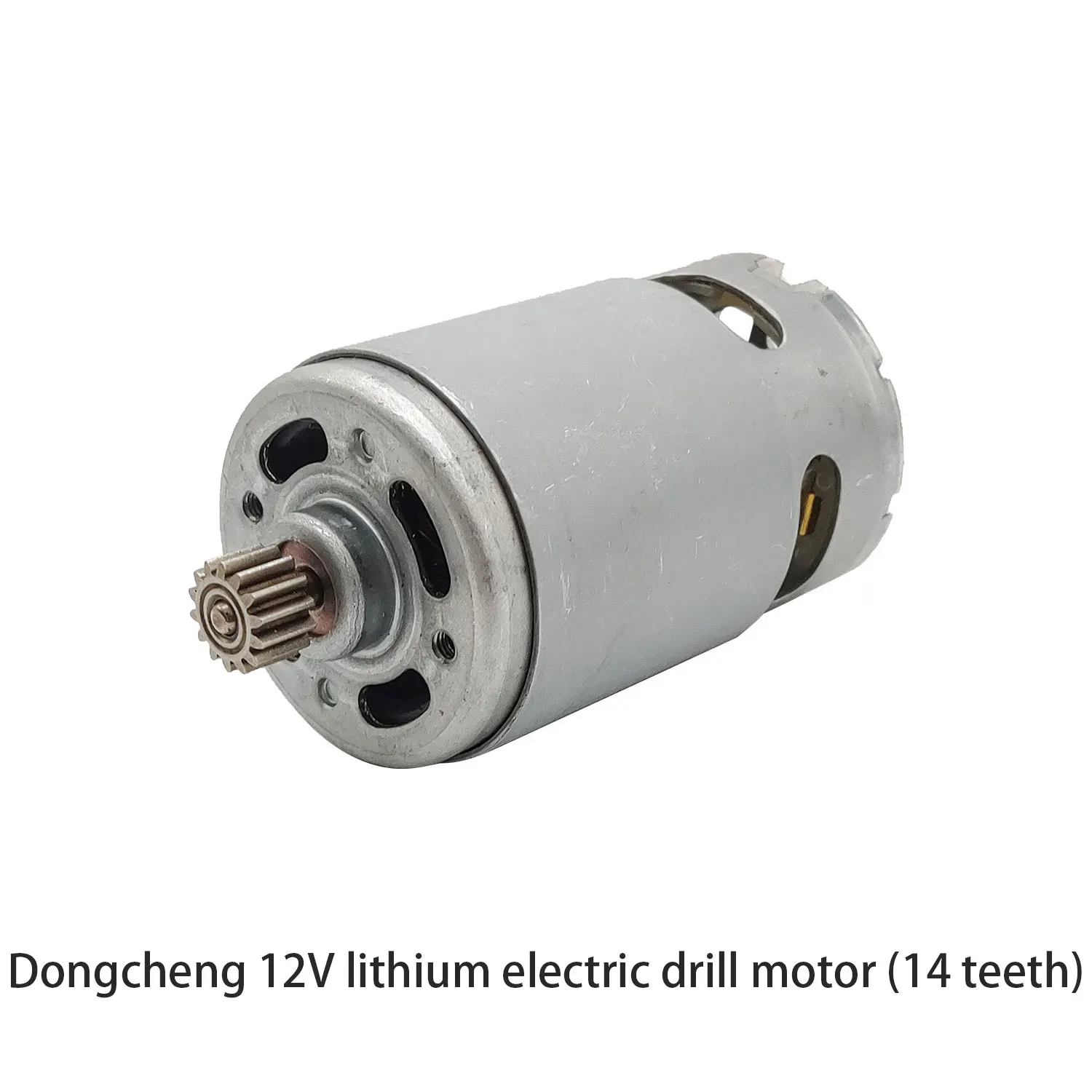 

14-tooth motor 550 DC home improvement motor 14-tooth gear adapted to Dongcheng 12V lithium electric drill ABS+ metal electric m