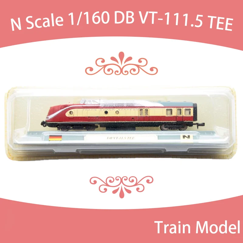 

Литой под давлением масштаб N 1/160 DB VT-111.5 TEE статический дизельный локомотив модель поезда песочный стол игрушки аксессуары коллекция дисплей подарок