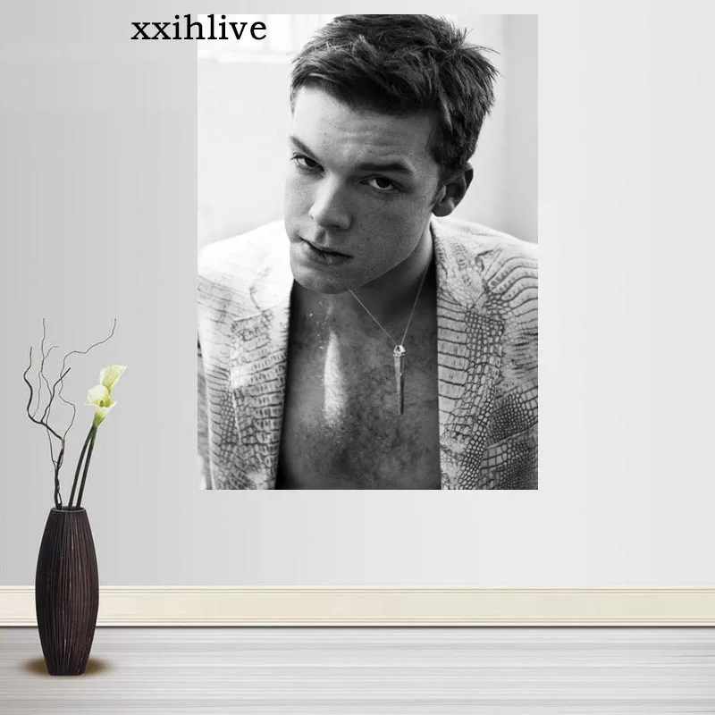 Custom Actor Cameron Monaghan Posters Art Silk Canvas Poster Bar Room Decoration Painting Home Decor 27x40cm,30x45cm,40x60cm