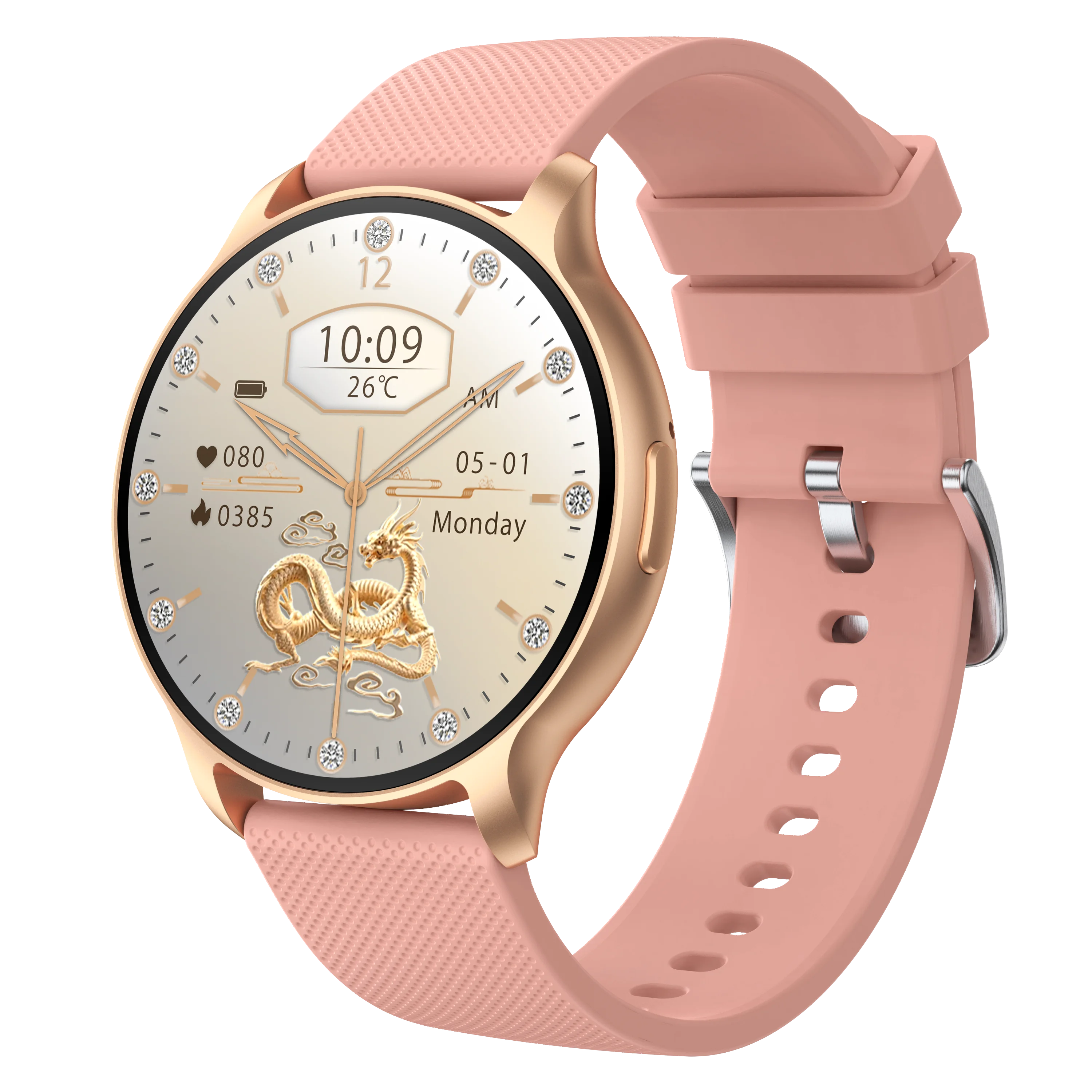 U23 3D Dynamic Menu Wireless Call SOS IP68 Phone Watch Health Motion Monitor Luxury Smart Watch with AMOLED Display