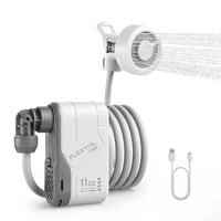 FLEXTAIL Ducha para acampar al aire libre portátil sin caja Bomba de ducha eléctrica IPX7 impermeable para ducha al aire libre, lavado de coches, lavavajillas