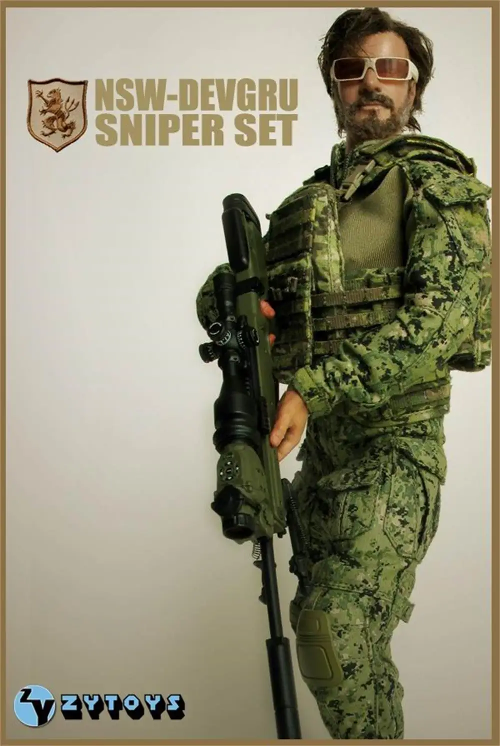 ZYTOYS 1/6th US Seal Devgru Specail Army Soldier Sniper AOR1/AOR2