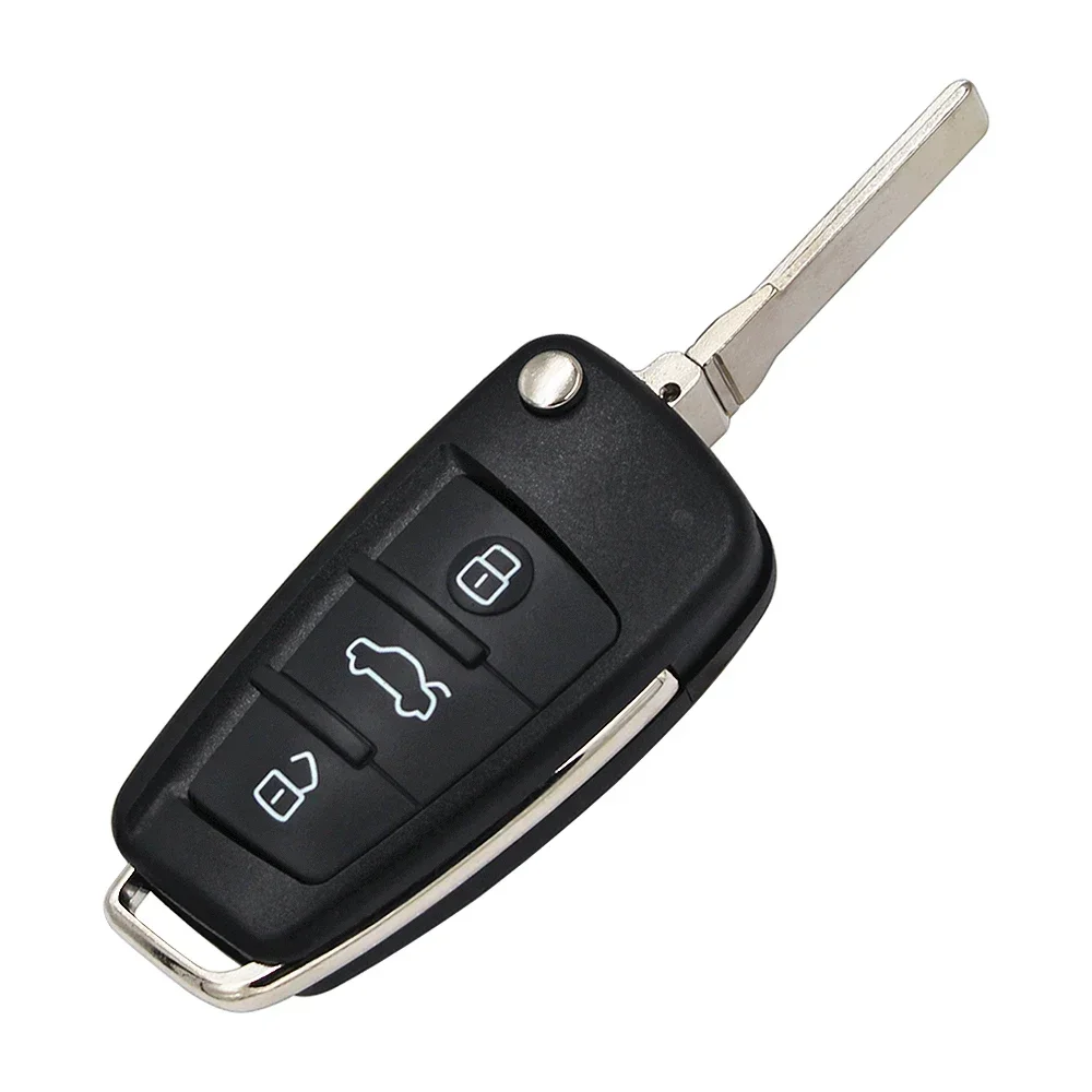 3B Flip Remote Key Fob FSK 315MHz/ 434MHz/ 868MHz 8E Chip for Audi A6 S6 Q7 2004-2015 IYZ 3314 4F0837220R 4F0837220M 4F0837220T