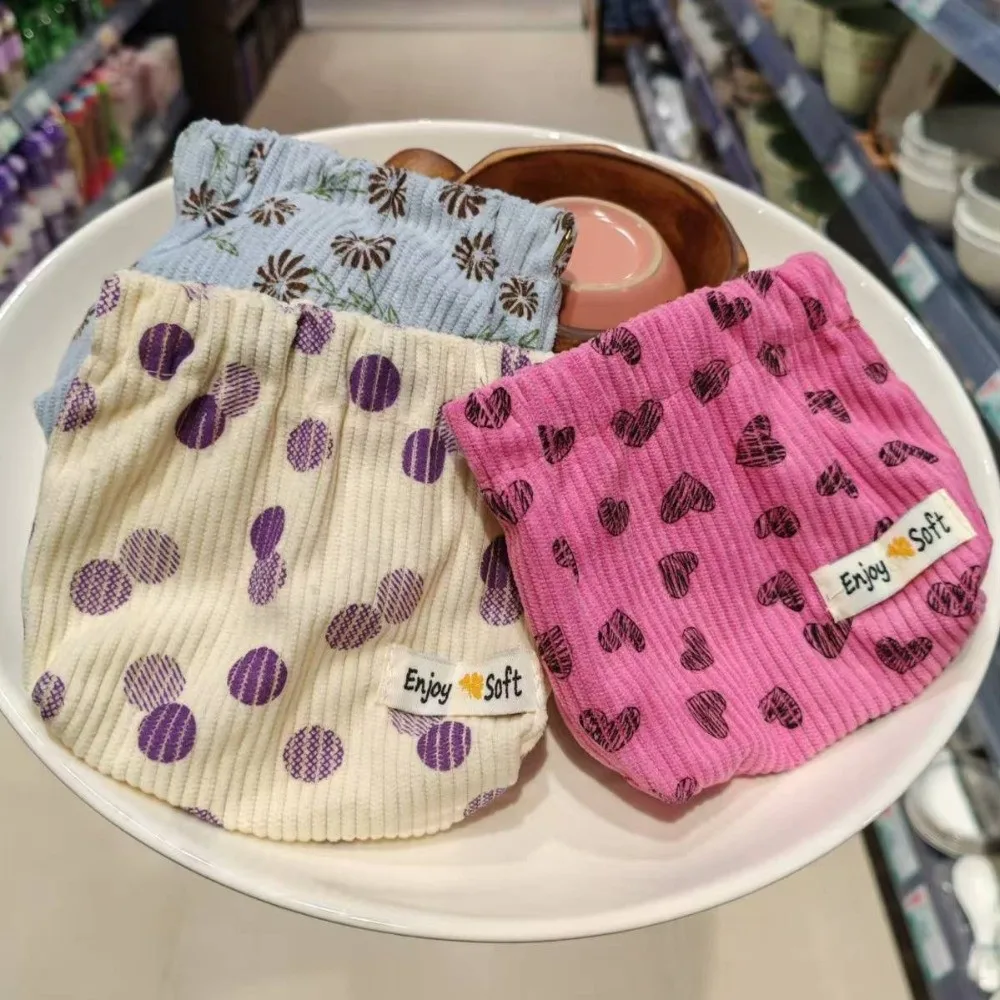 حقيبة شظايا صغيرة جديدة سروال قصير حقيبة تخزين ناعمة حقيبة سماعة الأذن منديل صحي